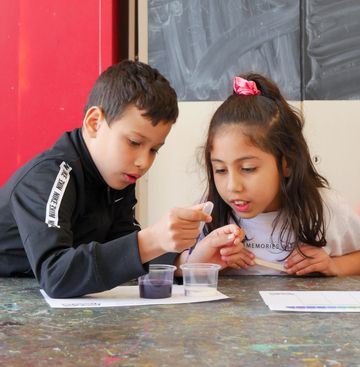 bijgesneden scenario 1 foto staand 2 kinderen