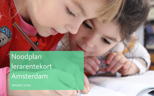 noodplan lerarentekort amsterdam